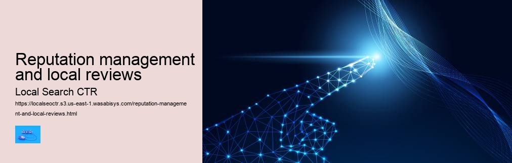 Reputation management and local reviews